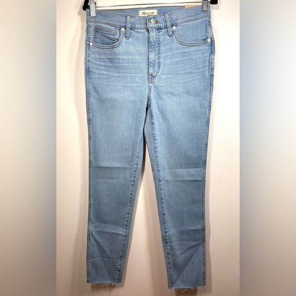 NWT Madewell Jeans Women's Size 29 High-Rise Skinny Crop in Charlemont Wash - Picture 1 of 16